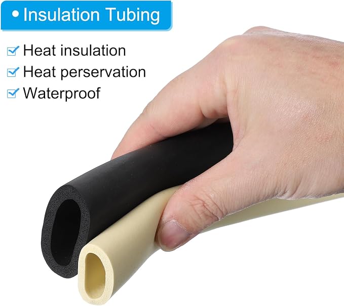 PATIKIL 25mm ID x 45mm OD x 1m Long Pipe Insulation Foam Tube, Pipe Cover Wrap - Image 3