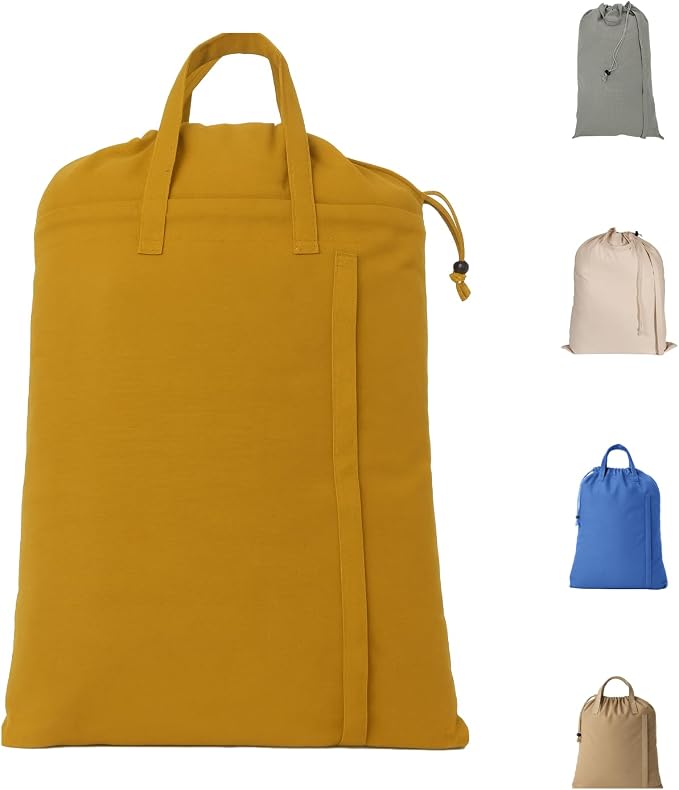 LFH Home Cotton Canvas Large Laundry Bag by LFHHomePrivateLimited
