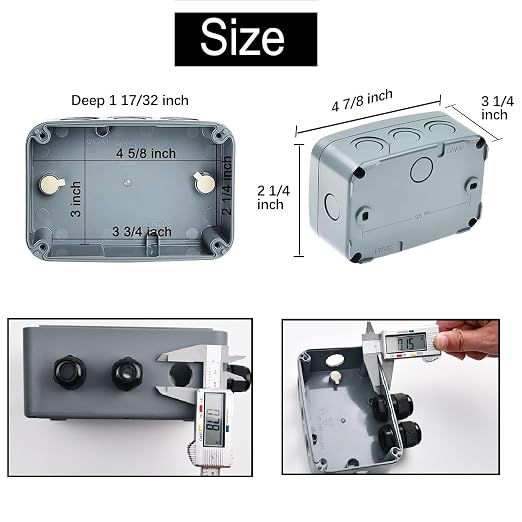 Outdoor Junction Box, IP66 Waterproof Electrical Project ABS Plastic Boxes | - Image 7