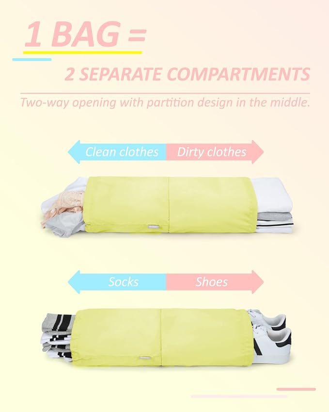 BAGSMART 6 Set /4 Set/2 Set Compression Packing Cubes - Image 4