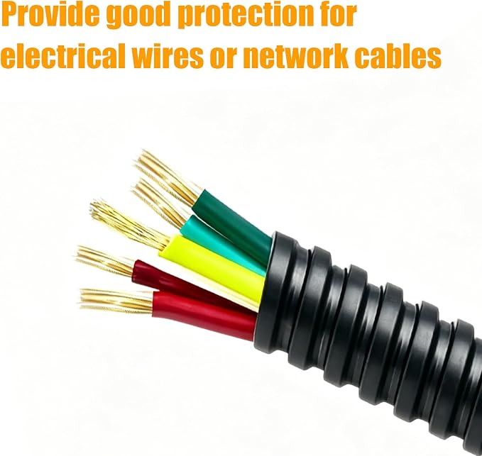 25ft1/2in Flexible Electrical Conduit, PVC-Coated Liquid-Tight, Galvanized - Image 5