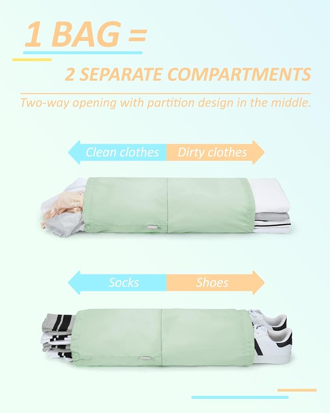 BAGSMART 6 Set /4 Set/2 Set Compression Packing Cubes - Image 4