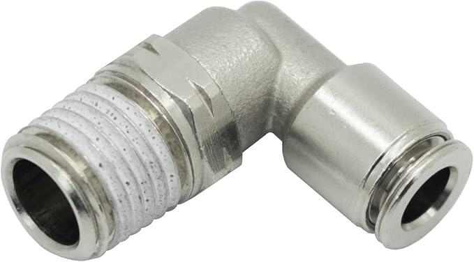 PneumaticPlus PN15 Series Push to Connect Tube Fitting, Male Elbow Pack of 5 - Image 3