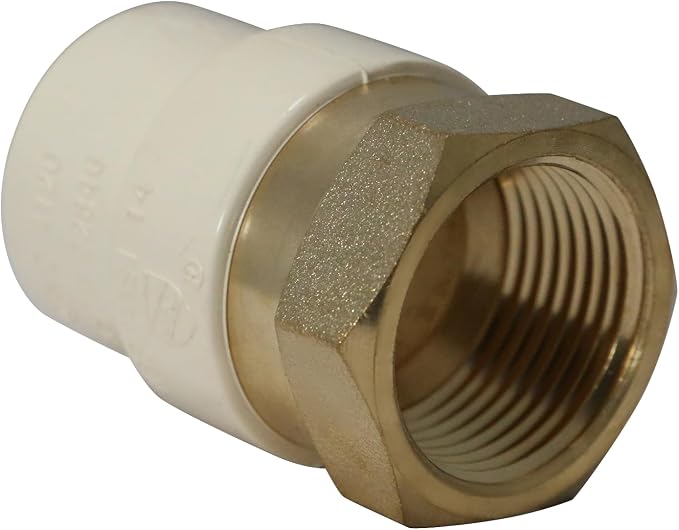 10 Pack XFITTING 3/4" Female CPVC Adapter, FNPT CPVC Coupling - Image 5
