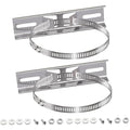 smseace Pole Mounting Kits, 304 Stainless Steel 250x50mm Brackets by smseace