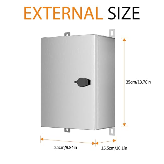 Stainless Steel Enclosure, IP65 Waterproof Electrical Box - Image 5