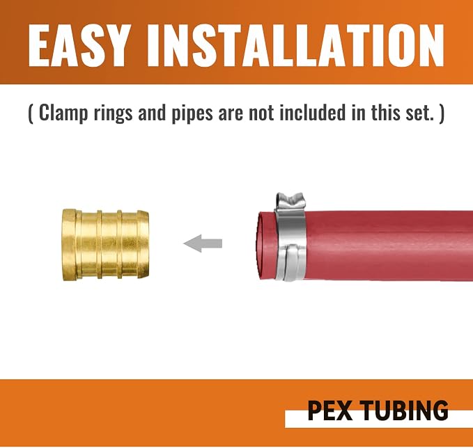 25-Pack 3/4 Inch PEX Plug End Cap Fittings | Brass - Image 3