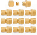 ChillWaves Brass Compression Tube Fitting, 1/4" OD x 1/4" NPT Female by VisittheCHILLWAVES