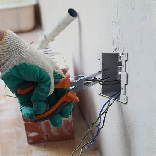 2-Gang Old Work Electrical Outlet Box, Plastic Junction Box - Image 5