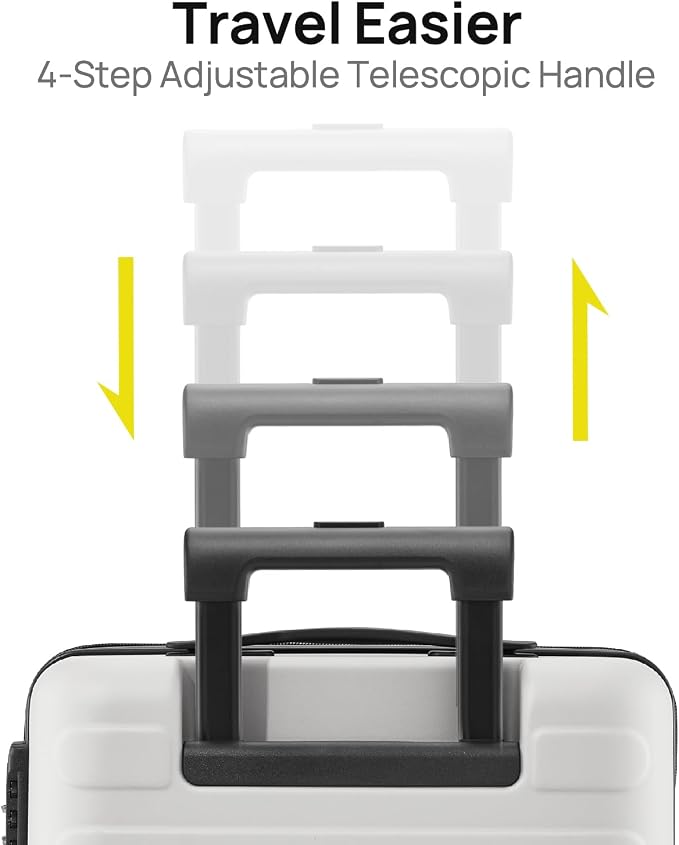 NINETYGO Medium Checked Luggage 24 Inch, Checking In Luggage - Image 7
