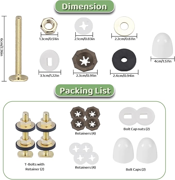 Toilet Flange with Wax Ring for Toilets Replacement Kit Includes Bolts PVC - Image 4