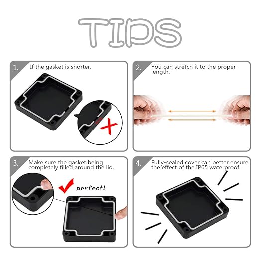 Junction Box IP65 Waterproof Project Box Dustproof ABS Plastic Electrical Boxes - Image 6