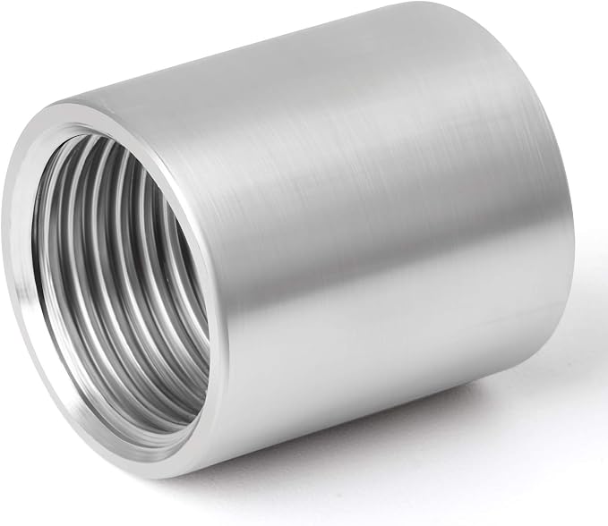 10PCS 304 Stainless Steel Cast Pipe Fitting, 3/8" x 3/8" NPT Female Threaded - Image 2