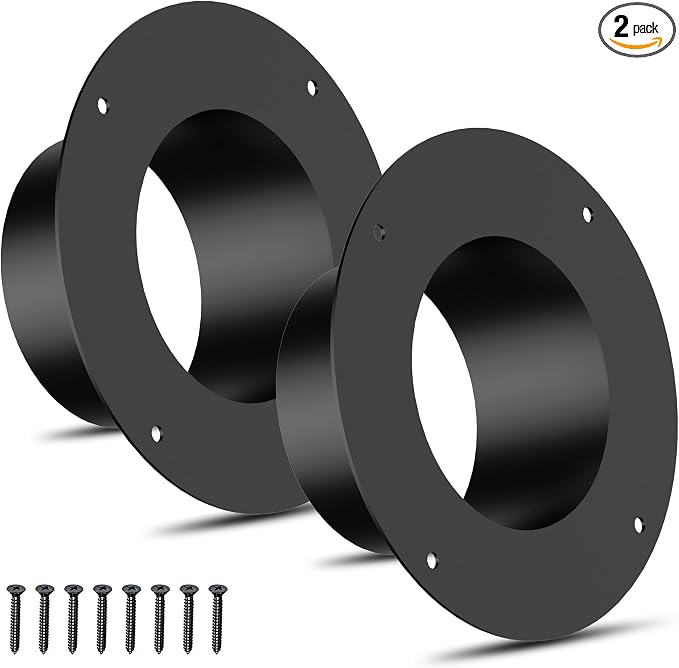 4 Inch Duct Connector Flange, Metal Duct Connector | Dryer Duct Flange by Ehiair