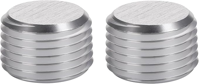 1/16 NPT Male Thread Allen Head Socket Pipe Plug Fitting Aluminum Silver - Image 4