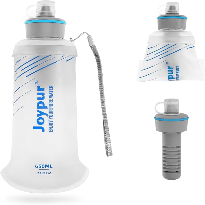 Water Filter Survival - 650ml Collapsible Water Bottle by Joypur