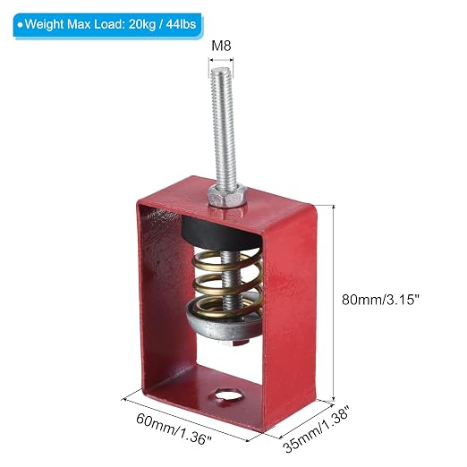 PATIKIL 44lbs Capacity Spring Vibration Isolator, 4 Pack Shock Absorber - Image 2
