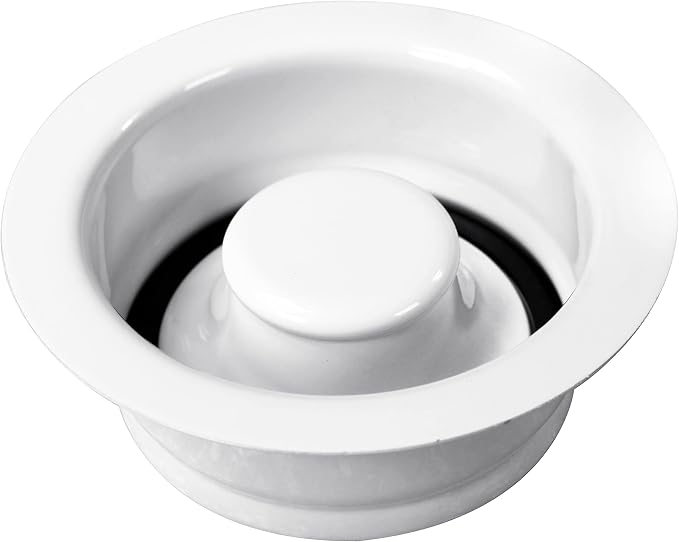 Westbrass R2089-50 4-1/4" Kitchen Sink Waste Disposal Drain Flange and Stopper by Westbrass