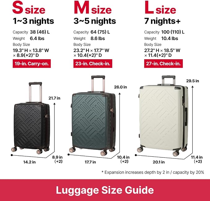 LEGEND WALKER DECK Hardside Expandable Luggage, 29 inch, 5514-69-IV - Image 6