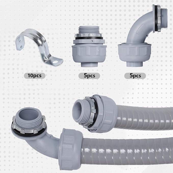 Liquid-Tight Conduit 3/4 150ft w/UL Certification | Flexible Electrical Conduit - Image 9