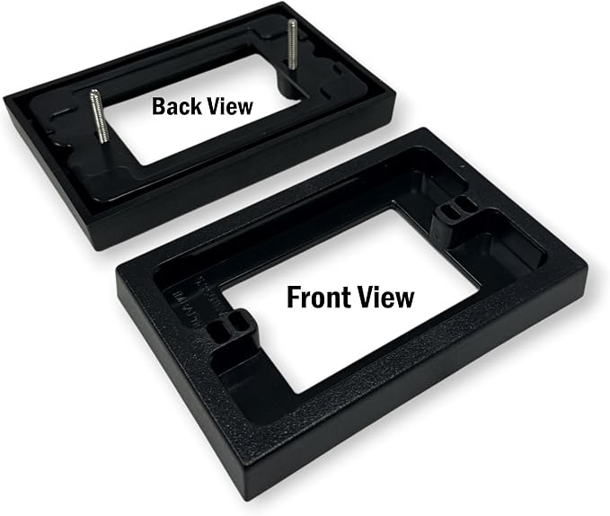 iMBAPrice BES1-BK Black 1-Gang Electrical Box Extender, 1 Pack | 5/8" - Image 3