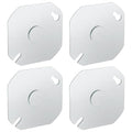 4-Inch Round Steel Octagon Box Cover by OhLectric