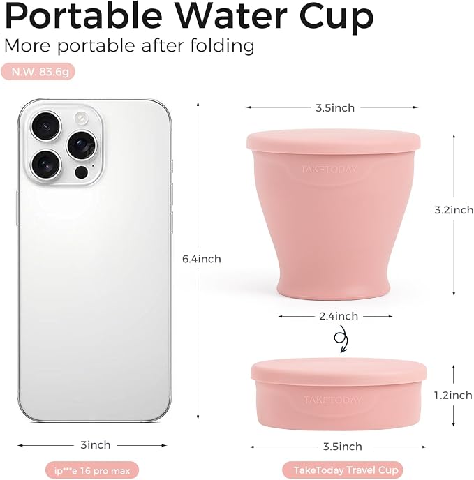 TakeToday Collapsible Travel Cup - Image 6