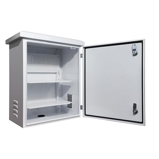 Outdoor Nema Electrical Enclosure Box20x24x12 Removable Mount Plate&FanVent | by SPEEDSPIDER