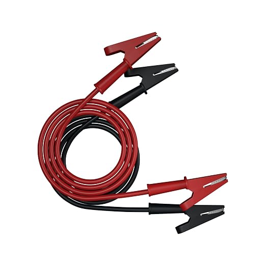 2pcs Alligator Clips Clamp Electrical Test Leads Dual Ended Crocodile Wire Cable - Image 2
