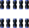 1/2" OD Pneumatic quick Connector Push to Connect fittings Straight by ROZESAZZ
