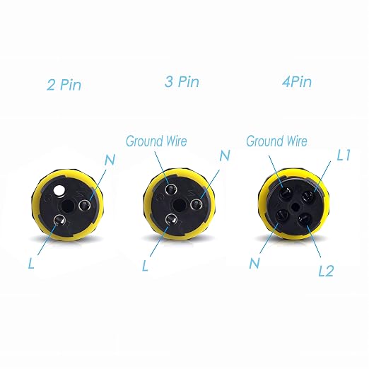 IP68 Waterproof Junction Box 2 Way 3 Pin Outdoor Cable Connector | 2 Pcs M16 - Image 5