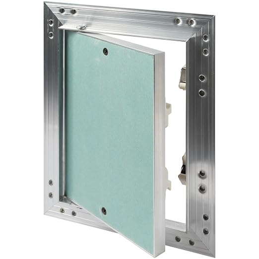 6" x 8" Waterproof Drywall Access Panel, Tileable and Paintable Ceiling and by ECOPROVENT