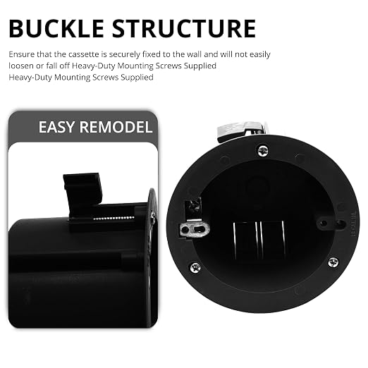 4" Round 18 cu in PVC Outlet Box, fire rated 2 hours; adjustable depth - Image 2