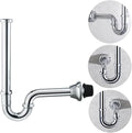 RANDOM Brass P Trap Bathroom Sink U-Shape 1-1/4 inch Sink Trap by RANDOM
