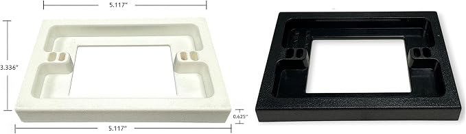 iMBAPrice BES1-BK Black Electrical Box Extender 5 Pack, 1-Gang 5/8" - Image 4