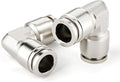 TAILONZ 304 Stainless Steel Elbow 1/4" 1pcs | 90° Push-to-Connect Elbow Fitting by TAILONZPNEUMATIC