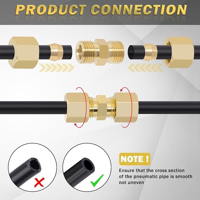 Brass Tube Pipe Compression Fitting - Image 5