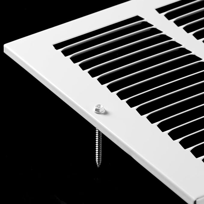 Fits 12x12 Duct Opening | Steel Return Air Grille, Air Return Vent Cover - Image 3