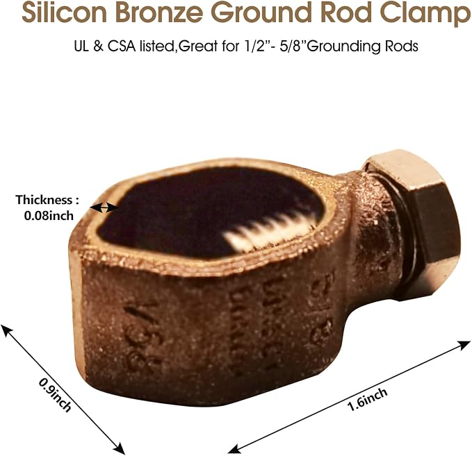 GOUNENGNAIL Copper Ground Rod Clamp - Image 2