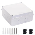 Junction Box, Reserved Holes Electrical Boxes Waterproof IP65 ABS Plastic by LuSumtly