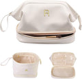 Birthday Gifts for Women, Initial Makeup Bags for Teens Girls, Double Layer by Vogewood