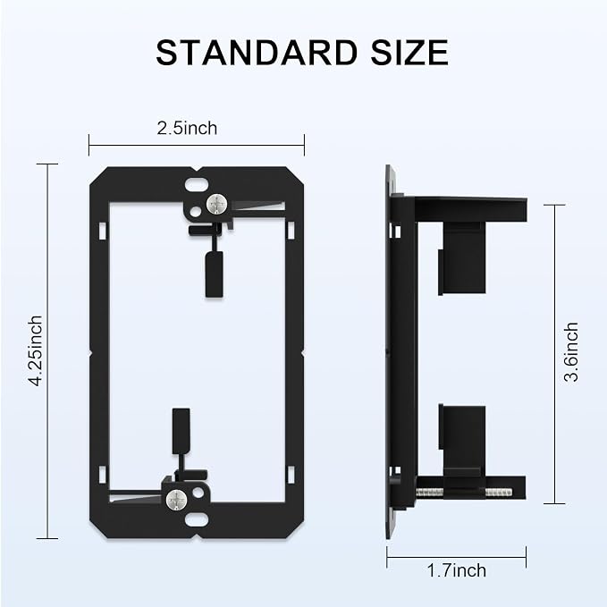 iwillink 1 Gang Low Voltage Mounting Bracket, - Image 3