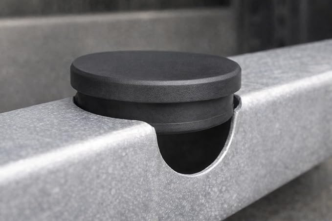 3/4" Hole Black Silicone Solid Blind Grommet Knockout Plug Panel Cover Fits - Image 3