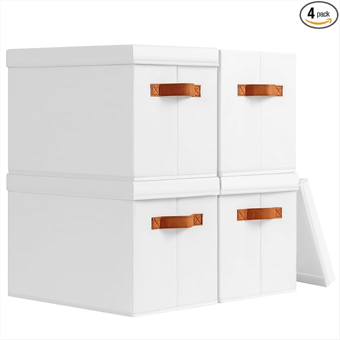 Storage Bins with Lids by Homsorout