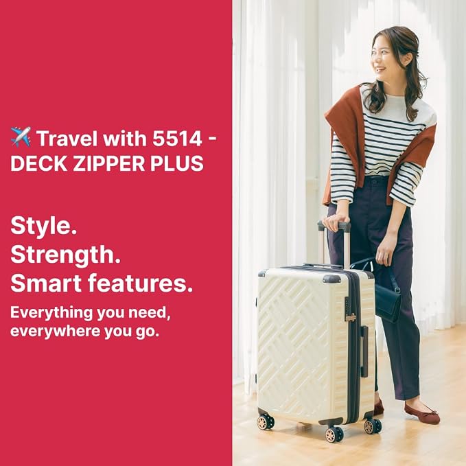 LEGEND WALKER DECK Hardside Expandable Luggage, 22 inch, 5514-49-IV - Image 7