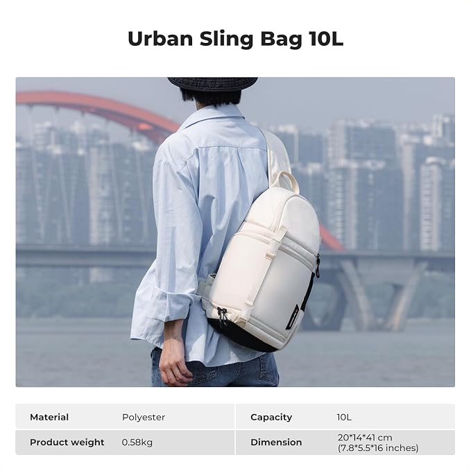 K&F Concept Camera Sling Bag Crossbody Bag Camera Shoulder Backpack - Image 7