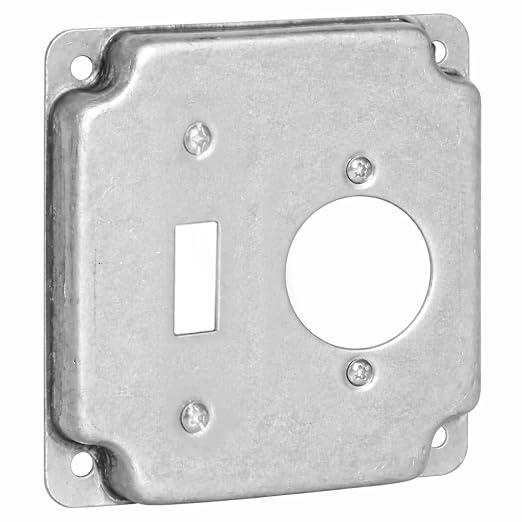 Toggle and Single Receptacle Electrical Box Cover by AirmontProducts