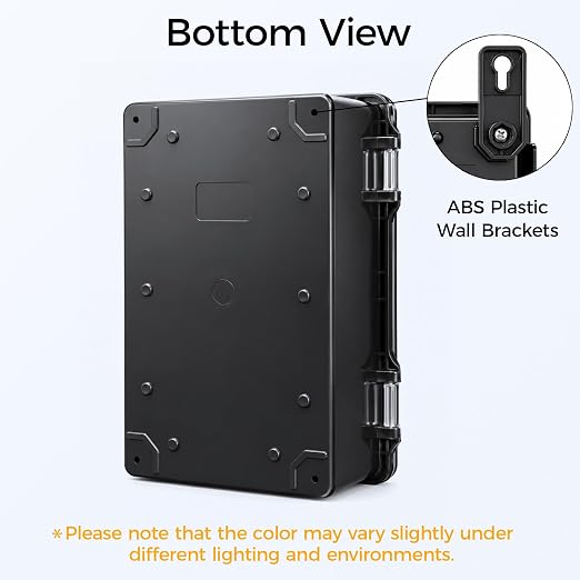 Junction Box IP67 Waterproof Electrical Box ABS Plastic Hinged Shell - Image 5
