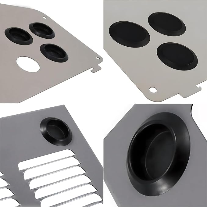 110pcs Flush Mount Black Hole Plug Assortment - Image 6