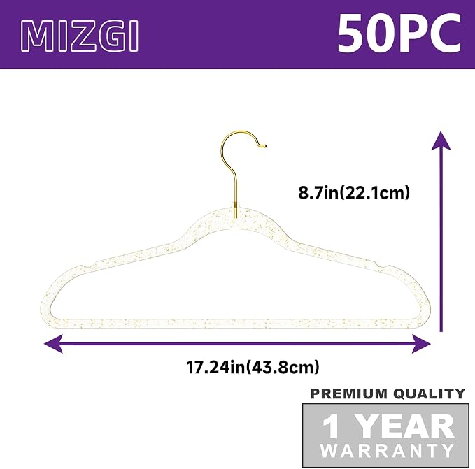 Premium Clear Invisible Acrylic Hangers, Crystal Plastic Hangers - Image 4